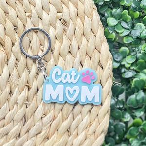 CAT MOM key ring - 2 and 3 colors