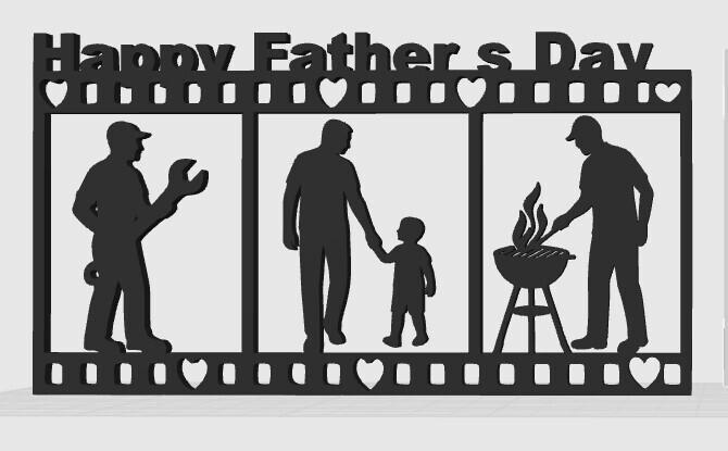 Father's Day wall of the still image