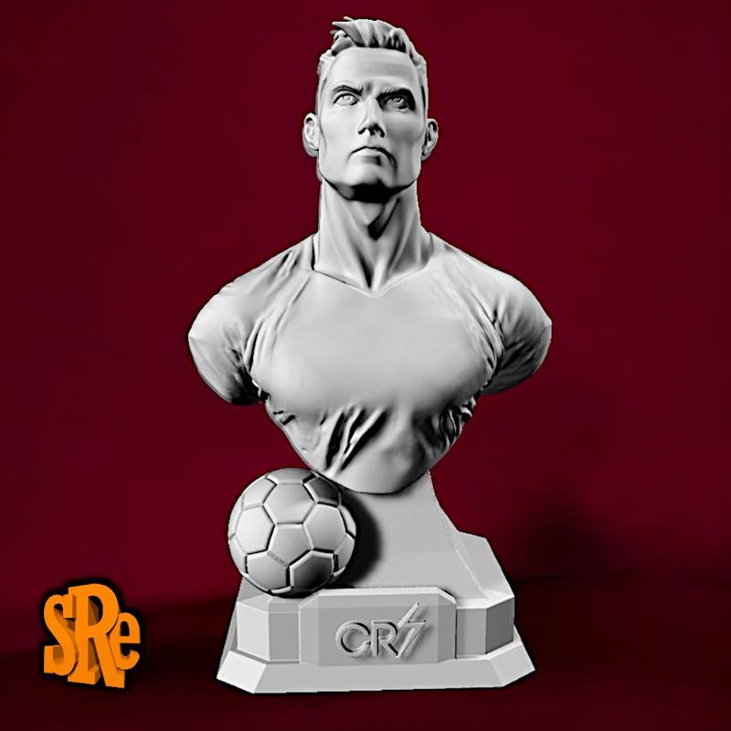 Cristiano Ronaldo dos Santos Aveiro CR7 Bust