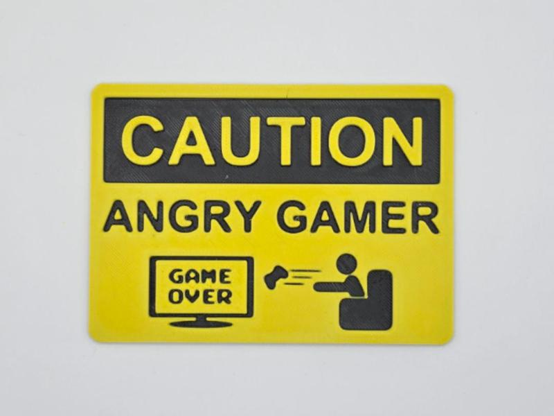 Sign Angry Gamer