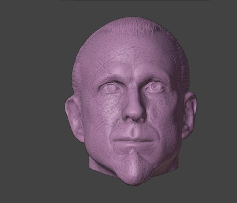 General Rahm Kota Star Wars the force Unleashed Bust Head, and Vase for 3d printing