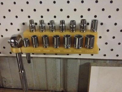 Pegboard Socket Set Holder