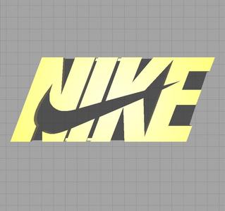 Nike with logo.