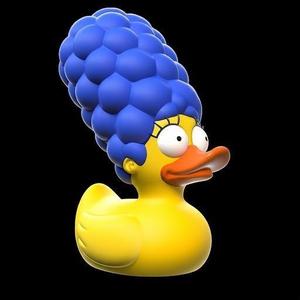RUBBER DUCK MARGE SIMPSON
