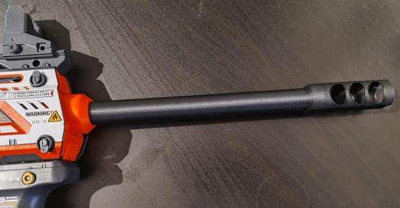 longshot rifled barel with muzzle Break