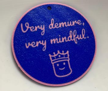 Demure Ornament 