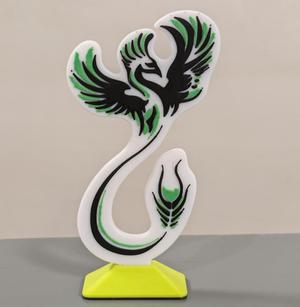 Fenice ornament with base