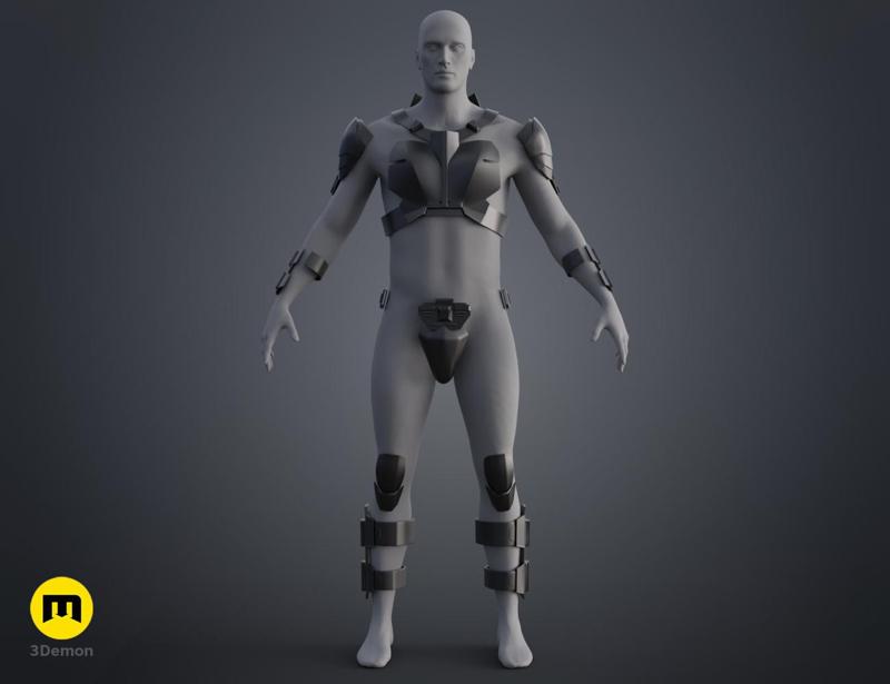 Feyd-Rautha Harkonnen armor from Dune