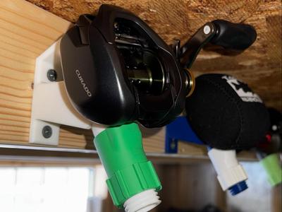 Fishing Reel Wall Mount