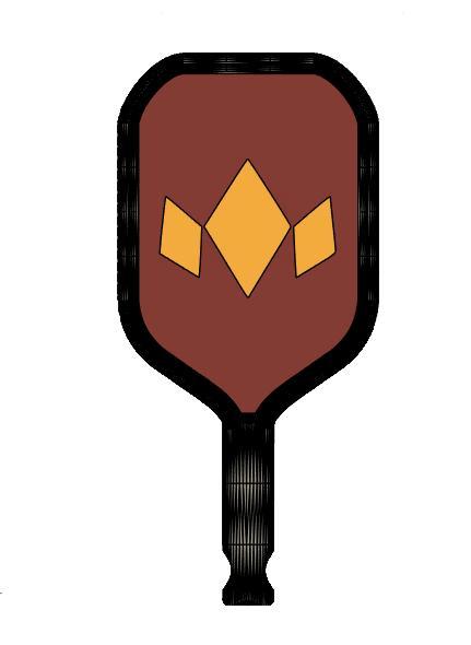Pickleball Paddle Keychain - Diadem