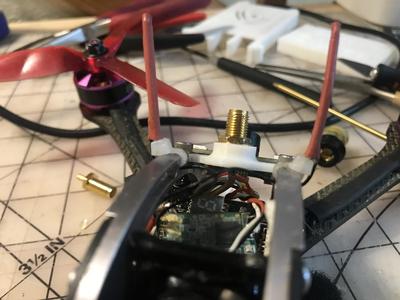 Furibee X215 Pro inset antenna mount
