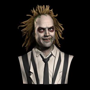 Beetlejuice Bust