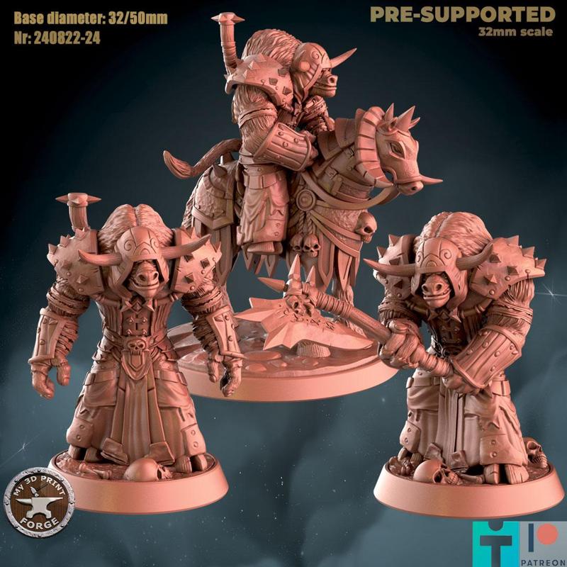 Death Knight Tauren 3 models