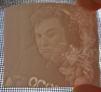 Elon Musk Lithophane