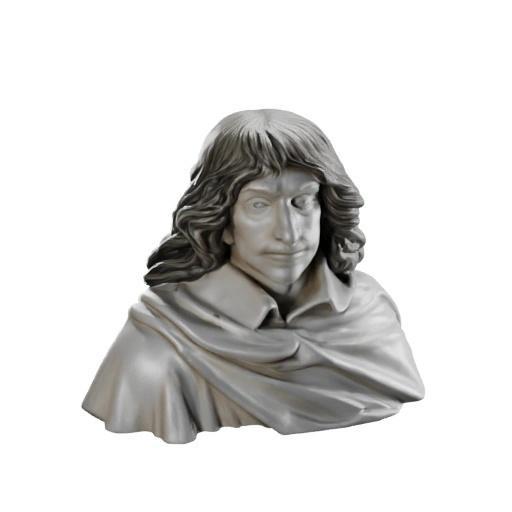 René Descartes Bust French Philosopher