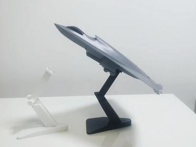 Adjustable Height Display Stand for Sixth Generation Chinese Fighter Jets