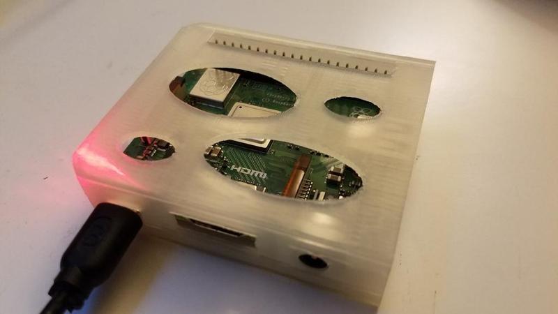 Raspberry Pi 3 A+ one-piece case