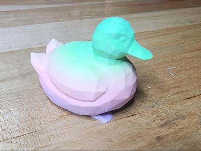 Low Poly Fat / Thick Duck Quack Quack