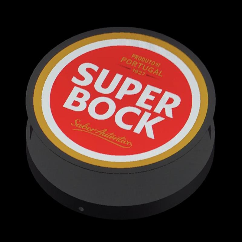 Super Bock logo LED light