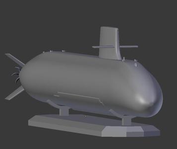 JMSDF Souryu Class Diesel Submarine
