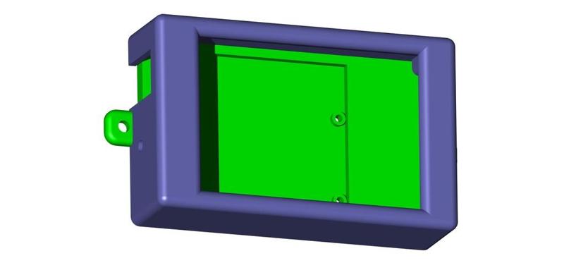Yaesu FT857 CAT Display Case for https://sites.google.com/site/zl1cvd/catdisplay