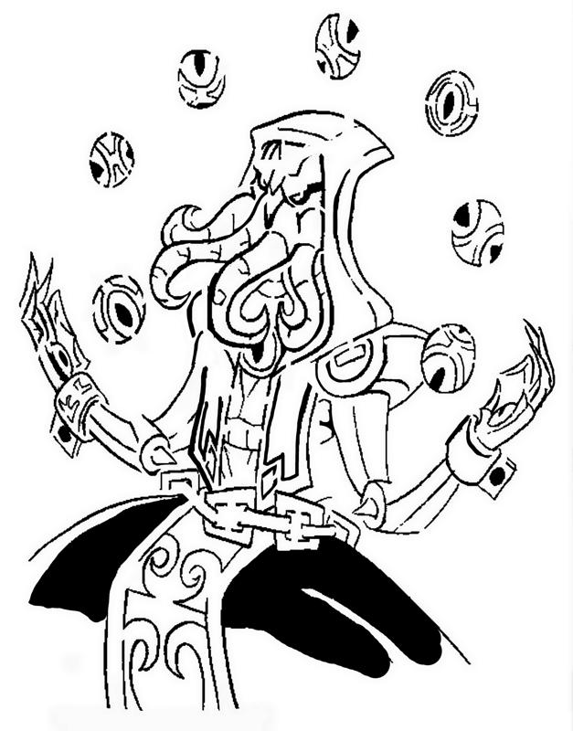 Cultist Zenyatta stencil