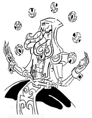 Cultist Zenyatta stencil