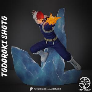My Hero Academia - Todoroki Shoto ready for 3D Printing