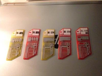 Starfleet Isolinear Data Chips from Star Trek TNG