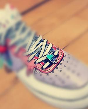 Sneakers Lace Lock Icecream