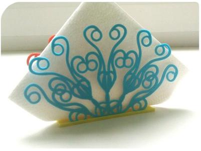 Stand for napkins "Peacock Tail"