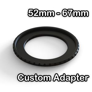Custom Filter Ring Adapter 52-67mm