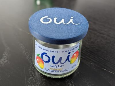 Yoplait Oui Yogurt Lid