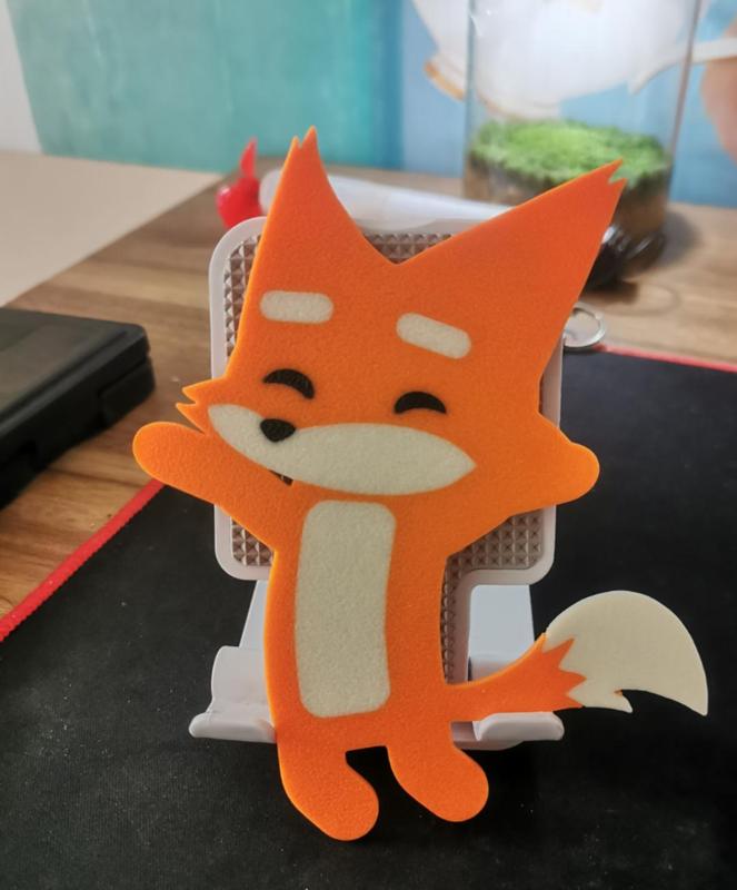 Super Animal Royale Fox Keychain
