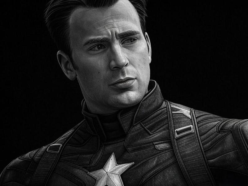 Captain America Hueforge ( Chris Evans )