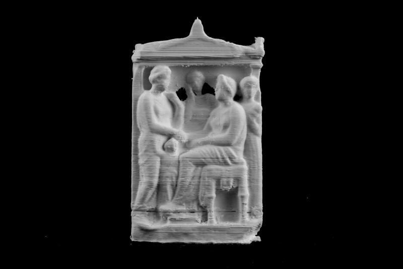 Stele Funeraire de Mnesarete at the Louvre, Paris