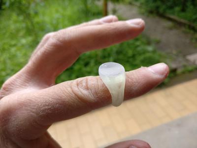 Horizontal Oval Ring