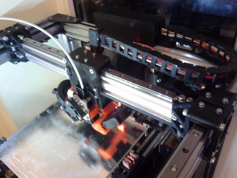 RedBot Y-Carriage for MGN12 rails (2040 v-slot profile) with optical or mechanical endstop