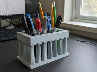 Greek Colummns Pen Stand