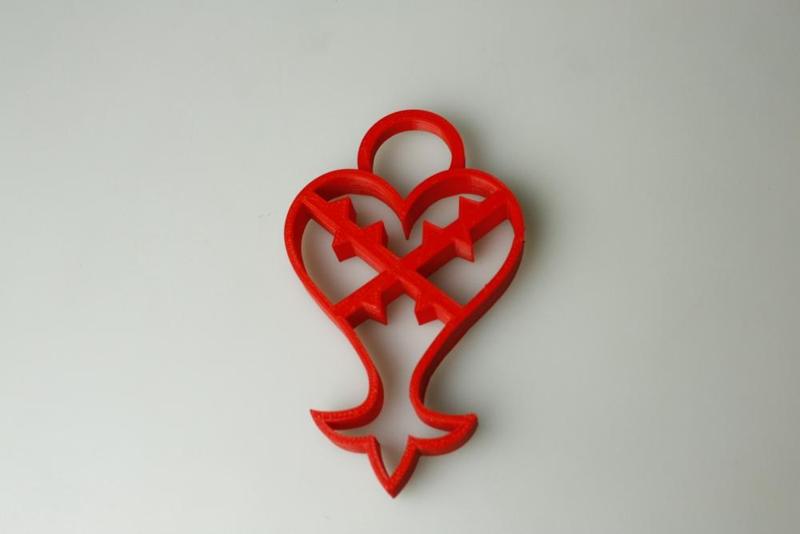 Kingdom Hearts Heartless Keychain