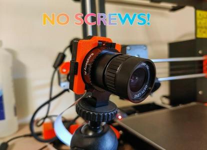 Raspberry pi HQ camera case - Snap fit