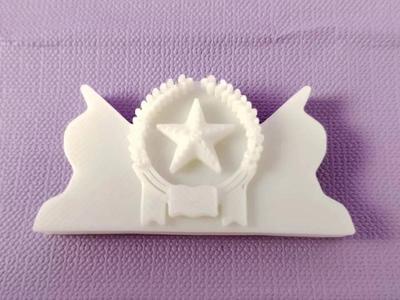 Five-pointed star red flag proletarian badge red revolution Soviet badge
