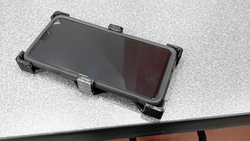 OnePlus 6 Otterbox Commuter dash holder.
