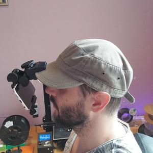 Phone camera hat mount