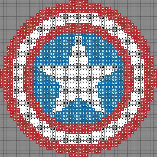Pixel Puzzle Captain America Shield