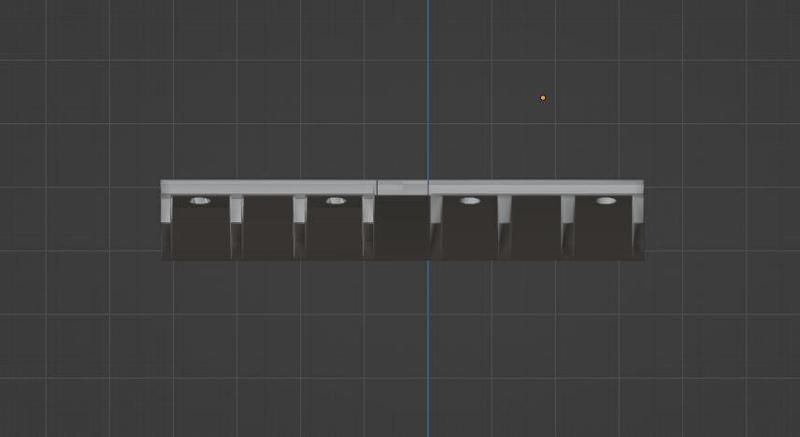 Blocky Basic Functional Rear Diffuser