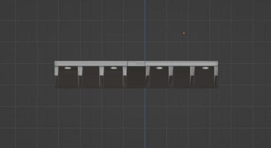 Blocky Basic Functional Rear Diffuser