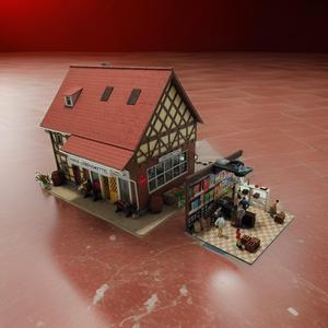 GERMAN CORNER STORE (HO SCALE)