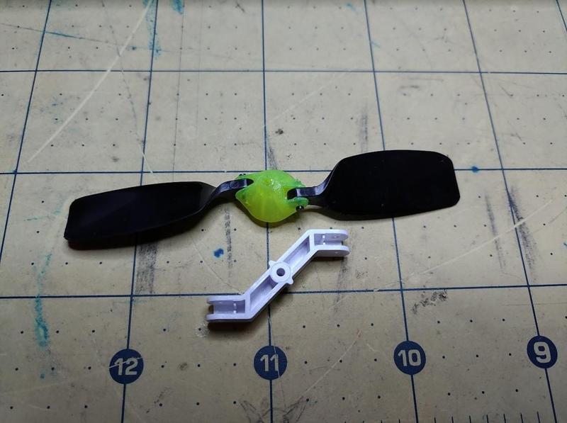 Micro Folding Prop Pusher (Horizon UMX Radian parts)