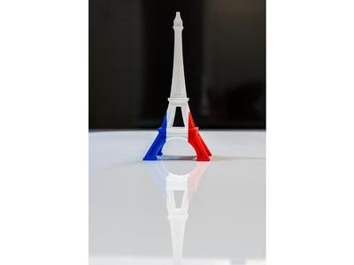 Multi-color Eiffel Tower (French Flag)
